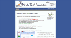 Desktop Screenshot of familytimeplanner.com